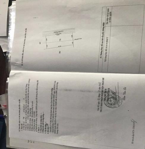 Cần bán 1 số thửa đất mặt tiền lộ ĐT 935 ấp An Hòa 1 Thạnh Thới AnTrần Đề Sóc Trăng