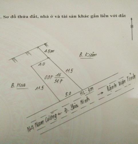 Bán đất mặt đường Yên Ninh, TP Yên Bái gần chợ Nam Cường, bệnh viện nội tiết