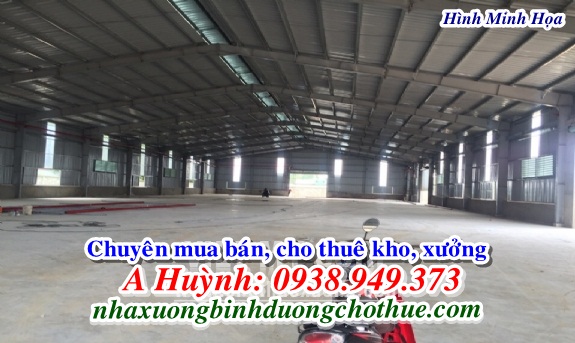 Cho thuê nhà xưởng Bình Dương, 5000m2, Tân Uyên, LH 0938949373