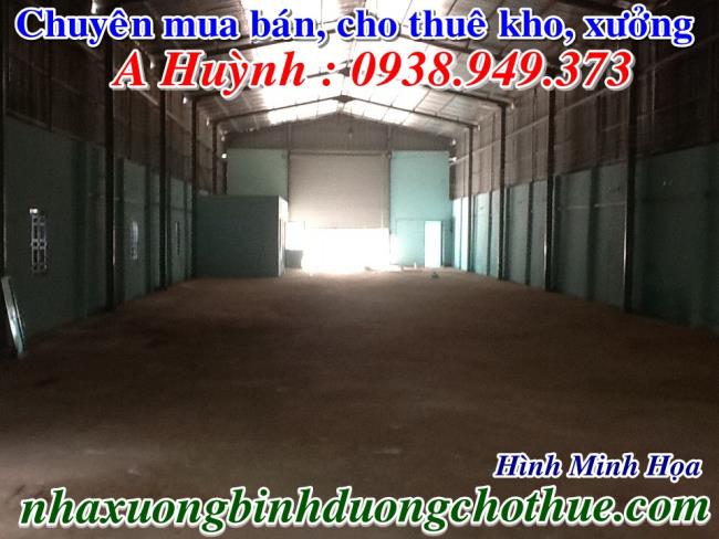 Cho Thuê Xưởng Bình Dương, Tân Uyên, 2.200M2, Lh 0938949373