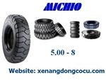 LỐP XE ĐẶC MICHIO THÁI LAN KÍCH THƯỚC 5.00 - 8