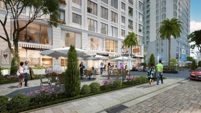 Cho thuê Shophouse Park Hill KĐT Times City: DT 140m2, mặt tiền 10m, 2 tầng