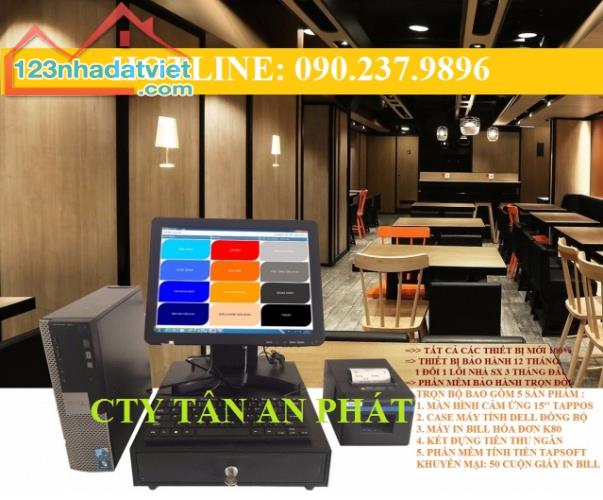 Máy tính tiền cảm ứng cho quán cafe bán tại Hà Tĩnh