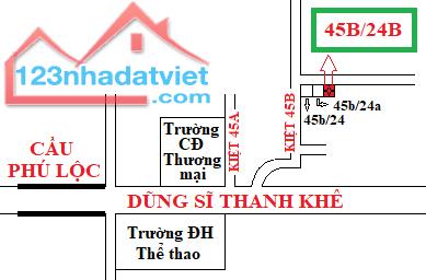 Cho thuê nhà trọ sinh viên(sát trường cđ thương mại, đại học thể thao)địa chỉ 45b/24b DSTK