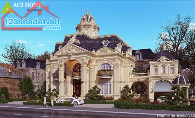 Thiết kế biệt thự kiểu Pháp tại Hà Nam - Đẹp gây nghiện