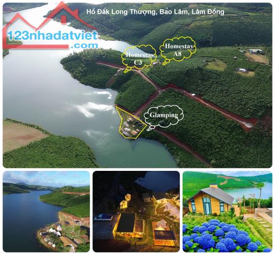 Chỉ 1 tr/m2 đất nền giáp hồ Đắk Long Thượng BL, view hồ, view đồi, tiện kinh doanh - 2