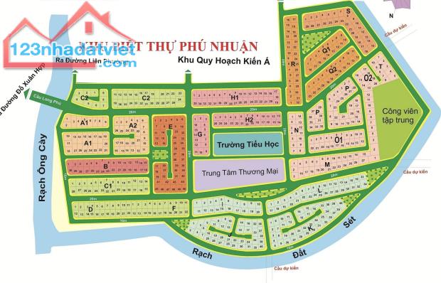 Cần bán 1 số lô biệt thự khu Phú Nhuận - Đỗ Xuân Hợp - Liên Phường, Q9, TP. Thủ Đức giá rẻ