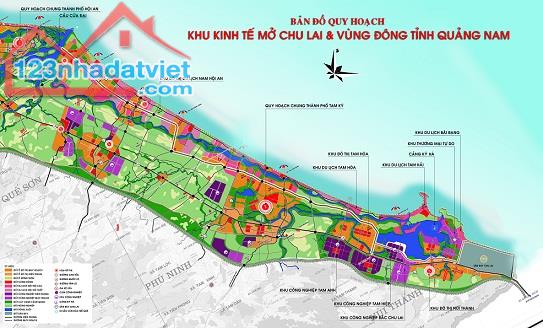 Bán lô đất(TMDV) mặt tiền Biển với DT 4.2 hetta để làm khu resort ,Xã Bình Hải,Thăng bình. - 1