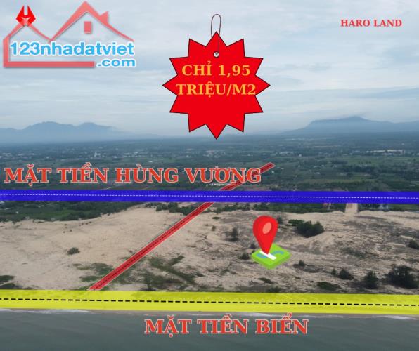 Thanh Lý Gấp đất mặt tiền biển HÙng Vương,Thị Xã LaGi. 4,3hecta-Giá NGỢp,đã lên  FUll TMDV - 1