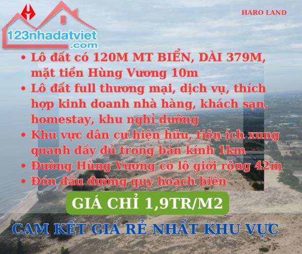 Thanh Lý Gấp đất mặt tiền biển HÙng Vương,Thị Xã LaGi. 4,3hecta-Giá NGỢp,đã lên  FUll TMDV - 5