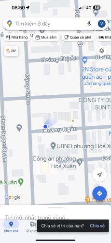 Bán đất đường 7.5m Hoàng Ngân lô kẹp cống hướng Nam Hoà Xuân, giá rẻ - 3