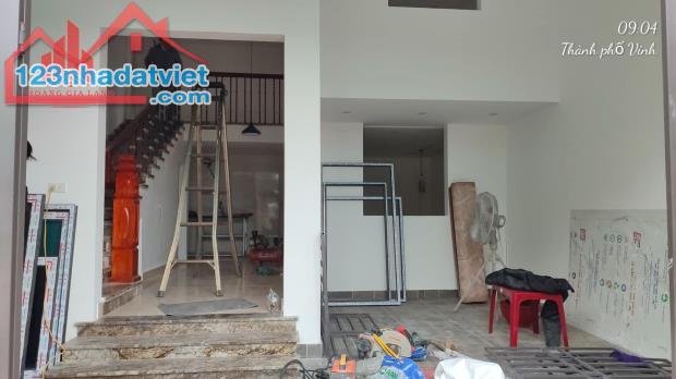 Bán đất tặng nhà mới xây phường Quán Bàu, TP Vinh 55,8m2 Tây Nam Đường 4m - 3