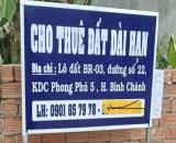 Cho thuê đất mặt tiền lô BR - 03, đường số 22, KDC Phong Phú 5, H. Bình Chánh, TP. Hồ Chí