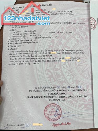 Bán nhà Phạm Văn Chiêu P. 14 Quận Gò Vấp, ngang 7.68m, giá giảm còn 8.x tỷ - 3