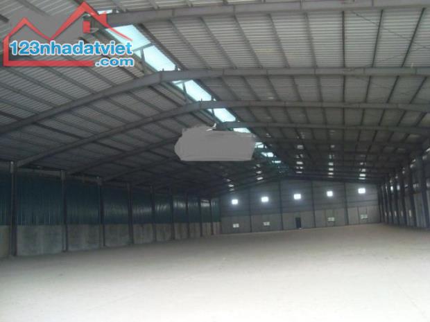 Cho thuê kho xưởng DT 1600m2 km 8 Đại lộ Thăng Long, Hoài Đức, Hà Nội.