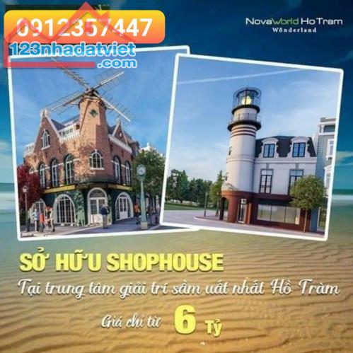 Bán Shophouse và botique hotel biển Wonder Land Hồ Tràm cạnh dự án Melia - 2