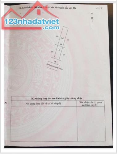 Bán gấp đất thổ cư 100% mặt tiền TL9 (tỉnh lộ 9) Mỹ Hạnh Bắc diện tích 5x33m - 4