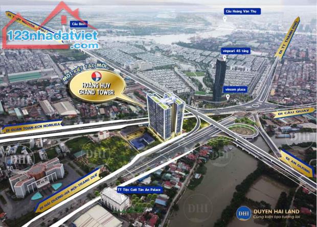 Chính chủ gửi căn hộ Hoàng Huy Grand Tower 3 ngủ - tầng đẹp - giá tốt nhất thị trường.