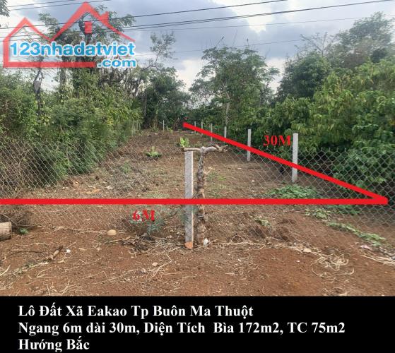 ✳️Bán đất 6x30m mặt tiền Y Wang nối dài Buôn Ma Thuột chỉ 1tỷ200 triệu - 1