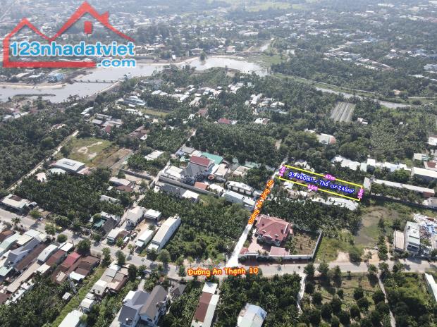 Nhà vườn 960m2, đường bê tông 5m, Gần Cầu Trắng, P.An Thạnh, Thuận An, Vị trí trung tâm - 1
