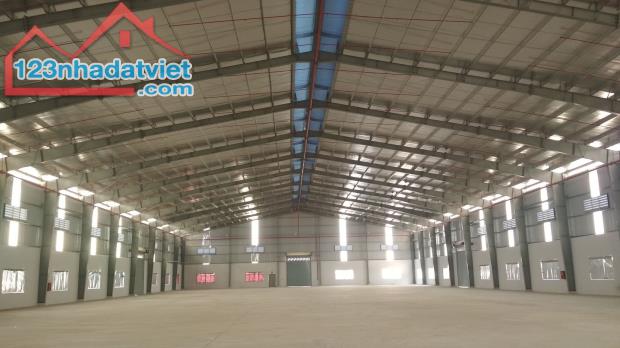 CHO THUÊ NHÀ XƯỞNG 10.000M2 XÂY MỚI GÓC 2MT KCN TÂN ĐỨC, GIÁ RẤT RẺ - 1