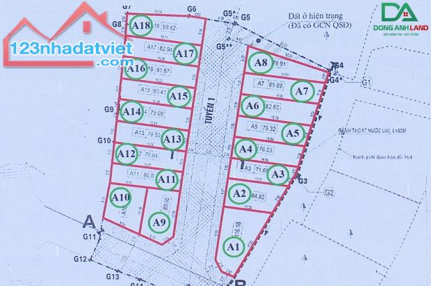 Bán đất đấu giá X6 thôn Tiên Kha xã Tiên Dương Đông Anh Hà Nội - 1