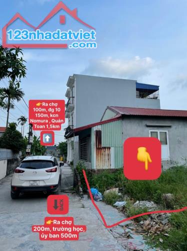 Bán đất ở trục thôn 1 Bắc Sơn An Dương ,55 m2, 1,1 tỷ. - 3