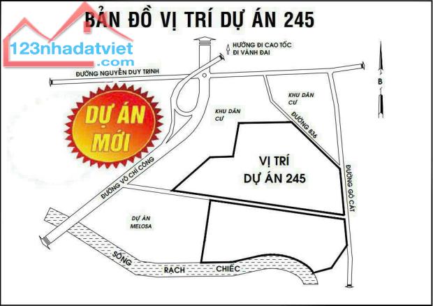 Giá siêu ngộp nền đất ĐHQG 245 đường Gò cát, mặt tiền nền đường 32m, DT 198m2 - 1