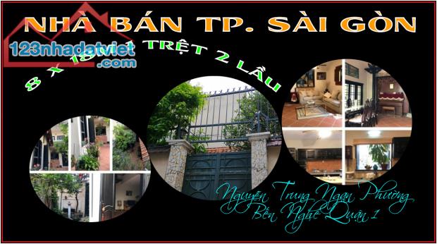 Cần bán nhà phố xinh 8 x 18m 1 trệt 2 lầu Nguyễn Trung Ngạn Q1 TP.HCM