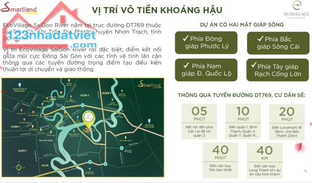biệt thự song lập mặt tiền sông Ecovillage Saigon River giá chỉ 17 tỷ (gồm VAT, PBT) - 4