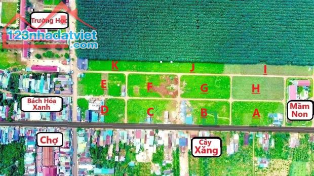 Chỉ từ 668 triệu có ngay lô đất khu bàn cờ kề chợ Phú Lộc, Krông Năng. - 2