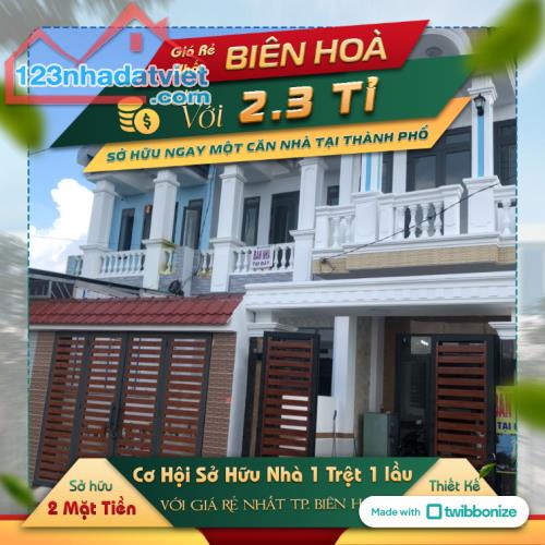 Duy nhất 1 căn Nhà Long Bình Tân gần Ngã 4 Vũng Tàu giá cực tốt