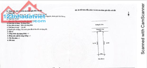 DUY NHẤT 1 LÔ TDC MIẾU TRẮNG ngay TTHCC GIÁ CỰC ÊM Thuỷ Nguyên Hải Phòng 0704171922 - 1