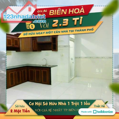 Cuối năm tậu nhà mới TP Biên Hòa chỉ cần 900 tr