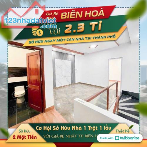 Cuối năm tậu nhà mới TP Biên Hòa chỉ cần 900 tr - 1