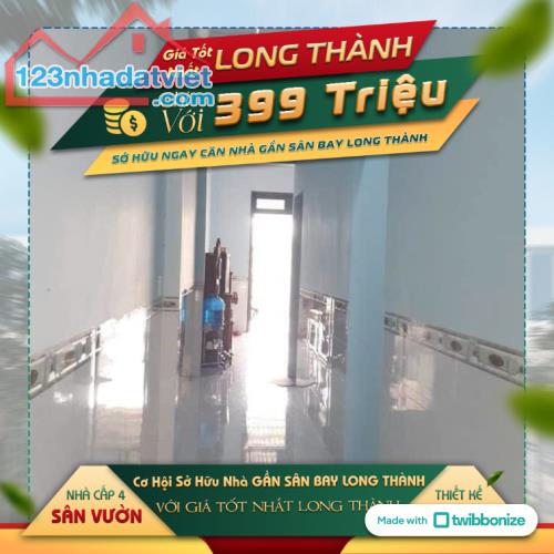 Chỉ cần 399 tr sở hữu nhà sổ riêng gần KCN Lộc An - Long ThànH - 1