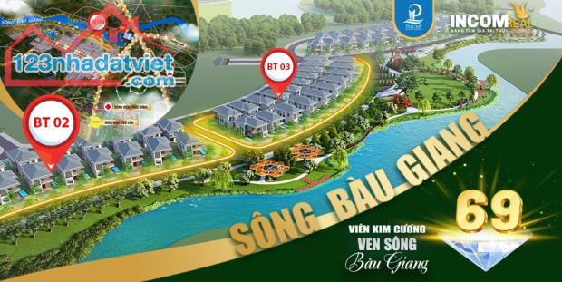 Cần tiền bán nhanh lô biệt thự view sông, tại khu đô thị phú mỹ, giá chỉ 1tyxx, sổ sẵn - 2