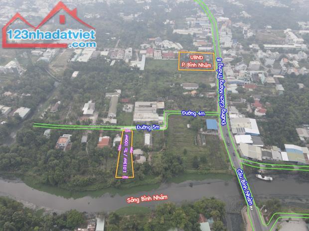 1.013m2 đất View Sông Bình Nhâm, Thuận An, Cách UBND Phường Bình Nhâm 500m - 1