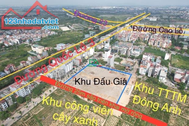 BÁN ĐẤT ĐẤU GIÁ X7 UY NỖ ĐÔNG ANH HÀ NỘI - VƯỜN ĐÀO - 1