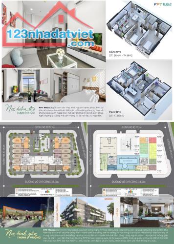 Căn hộ FPT Đà Nẵng bên bờ sông Cổ Cò, cách bãi tắm Tân Trà chỉ 1.9km