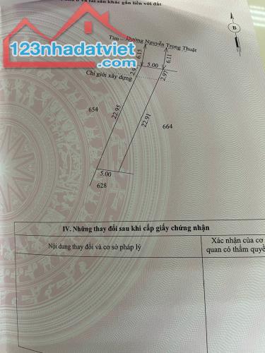 Bán 2 lô F0 125,7m2 Mặt tiền đường Nguyễn Trọng Thuật, phường Thuỷ Lương, Hương Thủy - 4