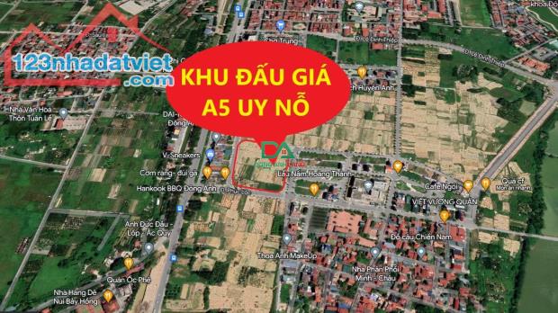 ĐẤT ĐẤU GIÁ A5 UY NỖ ĐÔNG ANH - KHU VƯỜN ĐÀO