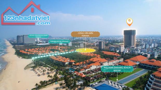 Xuất ngoại giao căn hộ 2PN, Tầng 27 view biển Mỹ Khê, trung tâm TP Đà Nẵng, sở hữu lâu dài - 1