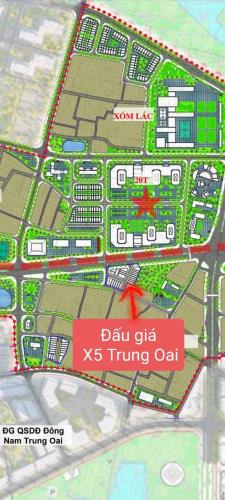 Bán đất đấu giá X5 Trung Oai Tiên Dương Đông Anh Hà Nội - 1