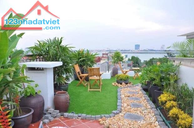 VIEW HỒ TÂY bát ngát - dòng tiền khủng - 7 tầng thang máy 106 m2 giá 32 tỷ DT 106 m2 , MT