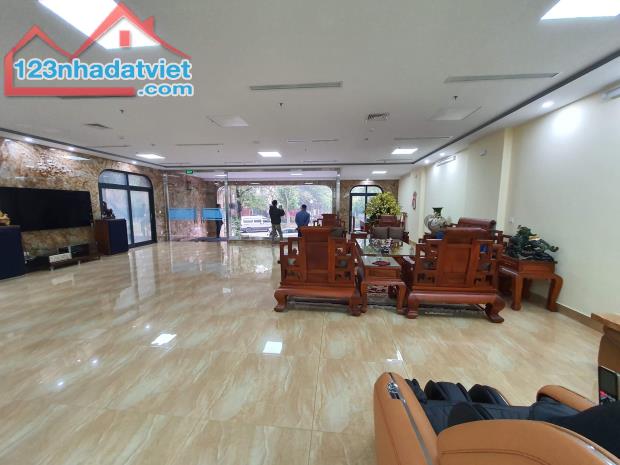 Cho thuê nhà mặt phố Trung kính, Nguyễn chánh 130m2x6T, thông sàn, thang máy, kinh doanh - 1