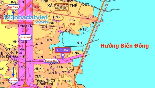 Đất nền sổ đỏ ven Biển Tuy Phong , Bình Thuận 122m2 chỉ 758 triệu bao sổ - 3