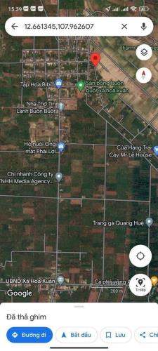 🎀Bán đất 6x18m gần ủy ban xã Hoà Xuân Buôn Ma Thuột Giá chỉ 420 triệu🌹 - 1