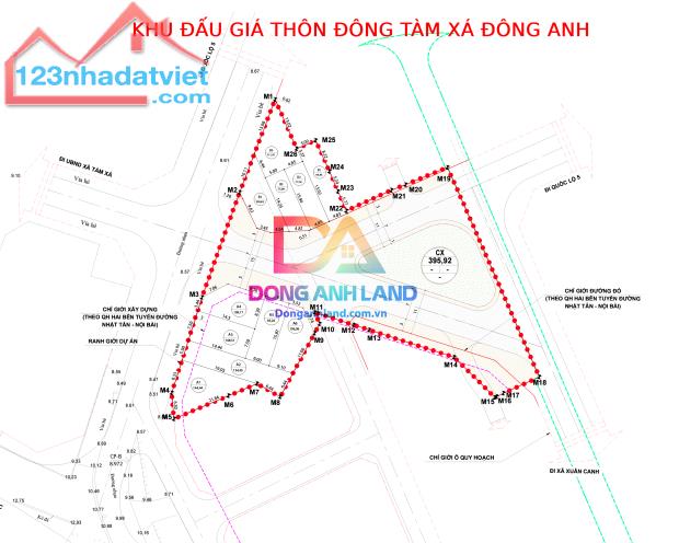 Bán đất đấu giá Thôn Đông Tàm Xá Đông Anh gần dự án Vinhomes Cổ Loa - 6