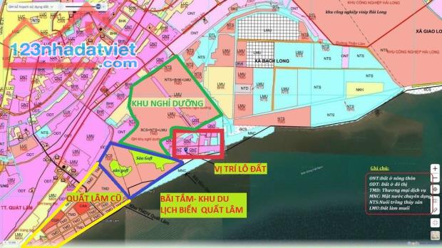 Bắt Đáy Đất Nền Biển Quất Lâm, Nam Định sổ đỏ trao tay full 100% thổ - 1